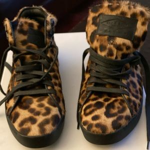 Rag & Bone Kent Calf Hair High-Top Sneaker